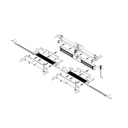 Dobbelt elektronisk dørmagnet, Z vinkelbeslag
