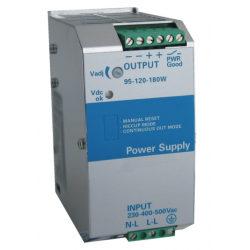 48V power supply to DIN rail