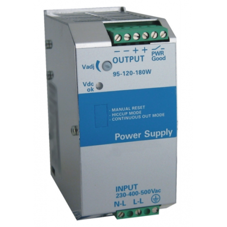 48V power supply to DIN rail