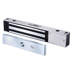 Dørmagnet til 12/24 volt med automatisk omskiftning. Holdekraft op til 140kg