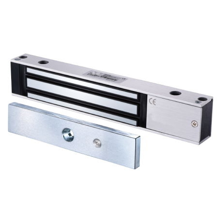 Dørmagnet til 12/24 volt med automatisk omskiftning. Holdekraft op til 140kg