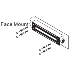 Vandtæt elektronisk dørmagnet (12VDC) - Holder op til 816 kg