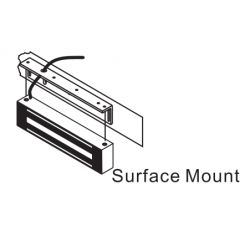 The door magnet for 12/24 volts with automatic switching. Holding power up to 140kg
