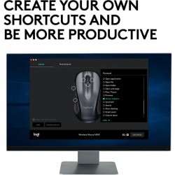 Logitech M510 mus trådløs med 5 knapper 2.4GHz