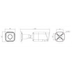 4K high resolution security video PoE camera