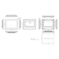 Ex godkendt panel PC til Offshore,ATEX Zone2 Ex nA ic IIC T4 GcClass I, ABCD T4ANSI/ISA 12.12.01-2013CSA Std. C22.2 No213-1987