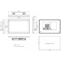 21.5" Panel PC med 1000Nits, Vandtæt front og Auto Dimming
