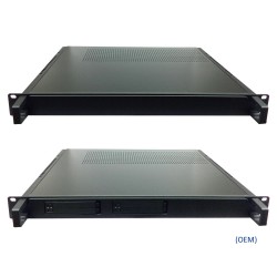 19" RACK 1Unit PC med 2xPCIex udvidelse x8, i3,i5,7
