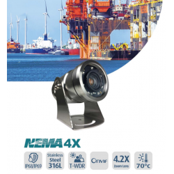 2 Megapixel IR Bullet Camera Video surveillance, Steel, Anti corrosion, PoE, H.264+, H.264. M-JPEG