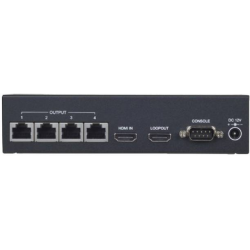 HD HDMI sender med 4 RJ45 udgange og 4 stk. modtagere. Op til 70 meter