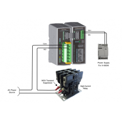 ControlByWeb Effekt relæ Expansion modul til X-400 eller X-600 Web Controller
