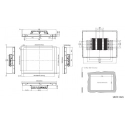 17" 5:4 industripanel-PC med Capacitive touch
