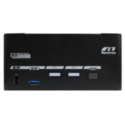 8K 3x skærm DisplayPort KVM-switch m/ USB3.2, USB3.0 & USB-HID