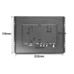 10.4” High Brightness, High nits, Sunlight Readable, LCD Monitor