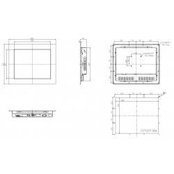 19" High brightness Monitor - Sollys