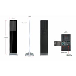 22" info stand - touch - HDMI, USB, WIFI