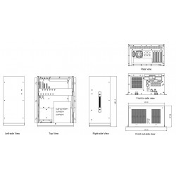 Industrielt MICRO ATX kabinet til vægmontage