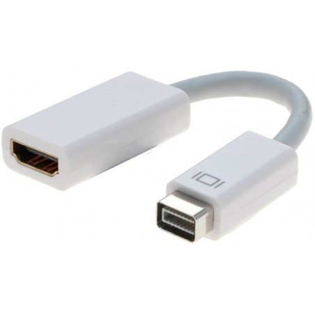 Mini DVI til HDMI adapter [10cm kabel] - DANBIT A/S