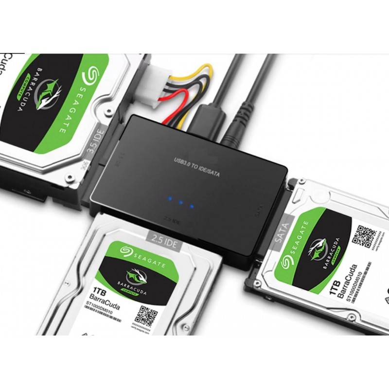 Opgrader din harddisk til USB 3.0 med SATA og IDE til USB-adapter