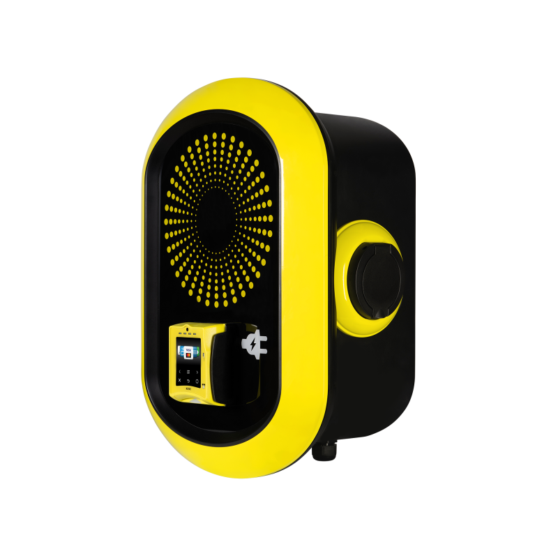 Ladestander til elbil med betaling. Mobilepay og kortbetaling