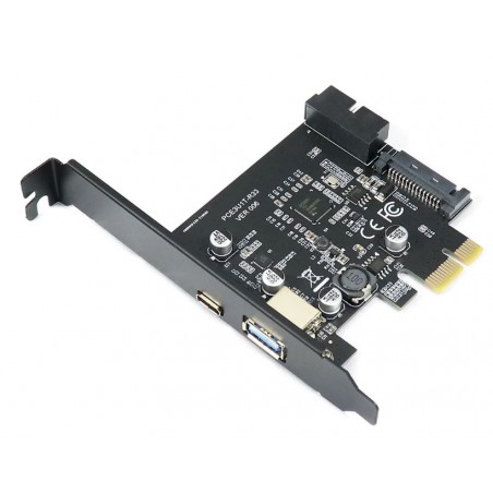 PCI Express kort til 19-pin USB 3.0 stik