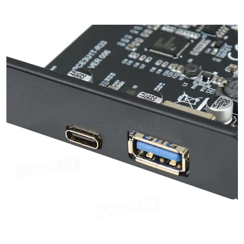 PCI Express kort til 19-pin USB 3.0 stik