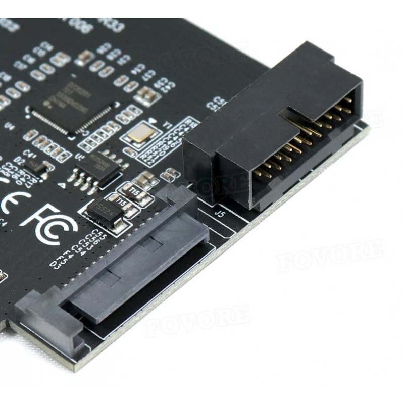 PCI Express kort til 19-pin USB 3.0 stik