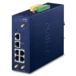 LoRaWAN gateway i industriel kvalitet med til IoT enheder. Dual band Wifi. Indbygget 5 ports switch