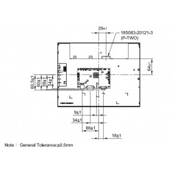 15" TFT open frame Panel 1600 nits, DVI-I (VGA), HDMI, DisplayPort,