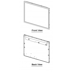 17" TFT-skærm, der kan læses i sollys - Lav effekt og høj definition