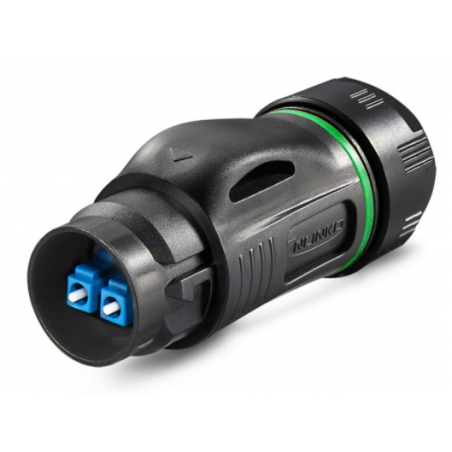 IP67 vandtæt fiberkabel hus til LC Single Mode fiberkabel.