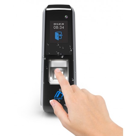 Adgangskontrol med fingerprint scanner, RFID og Bluetooth