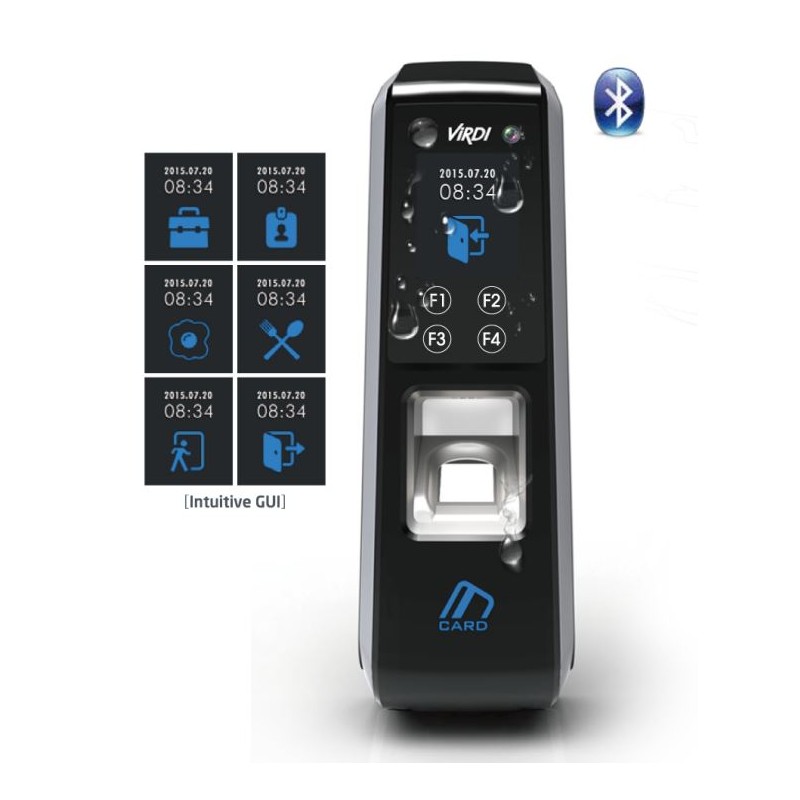 Access control with Fingerprint Scanner, RFID and Bluetooth