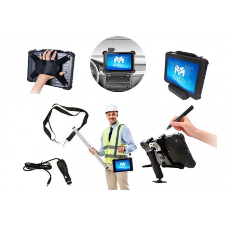 10.1 Industriel tablet: Support Windows 11, 700nits, kamera, RFID, stregkodescanner | IP65