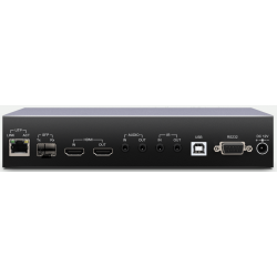 4K@30Hz HDMI KVM Extender sender over IP / punkt til punkt med RJ45 (150m) eller Fiber (60km). PoE