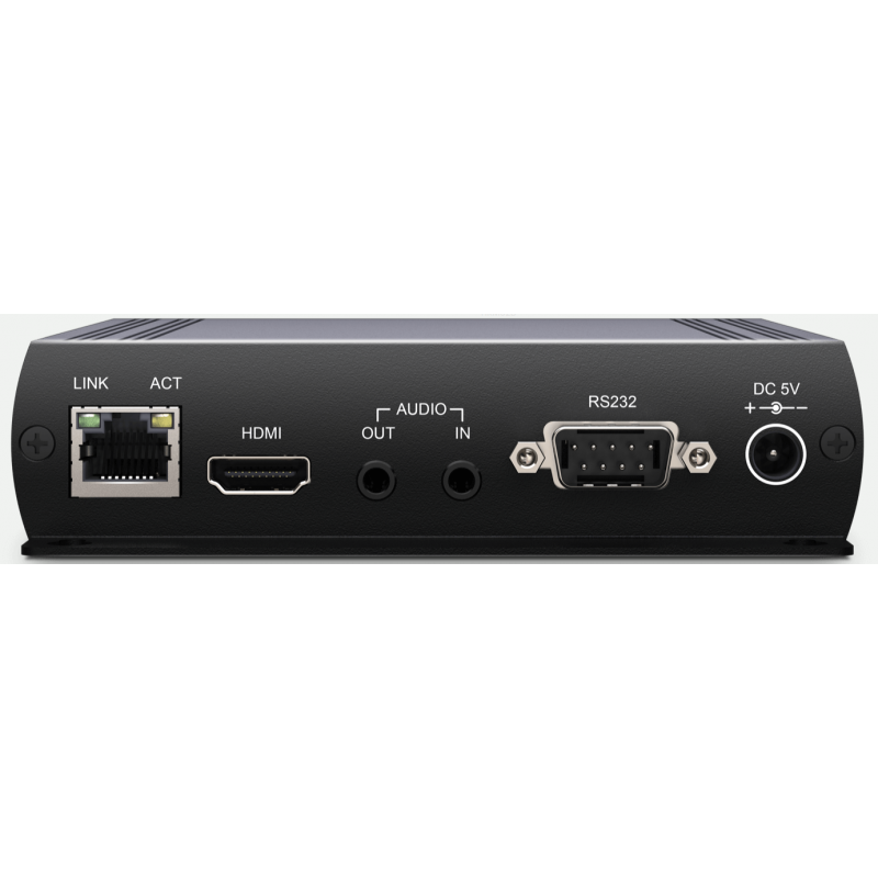 4K@30Hz 4:4:4 HDMI KVM modtager af HDMI video over IP / punkt til punkt med RJ45. PoE
