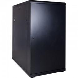 22U 19" rack cabinet with glass door and lock