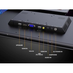 21.5" Panel monitor 1000nits er kraftig lysstyrke, PCAP. Er med VESA eller panelmontering HDMI, VGA, AV