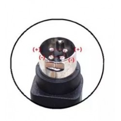 DC-adapter stik til stik | 5,5x2,1mm/2,5mm