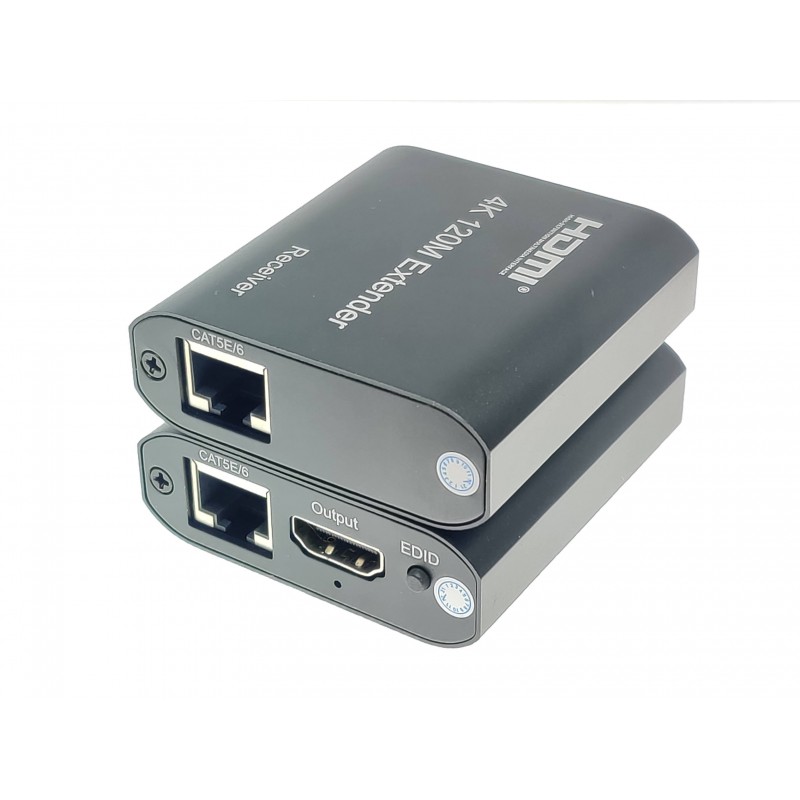 4K HDMI forlænger over netværkskabel (120m)