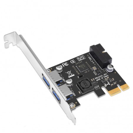 PCI-e kort med 19-pin USB 3.0