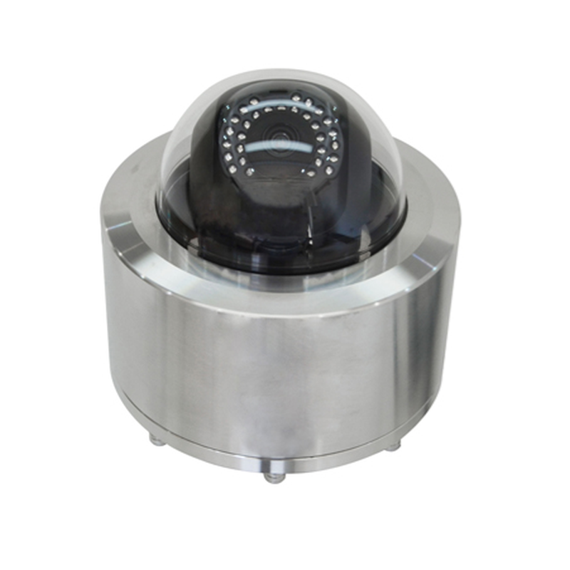 2MP ATEX EX IP Dome kamera i 304 stålhus til Zone 1&2 områder med eksplosive gasser og støv