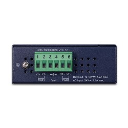 8-Port Managed DIN Mount Switch - Hurtig gendannelse og redundans