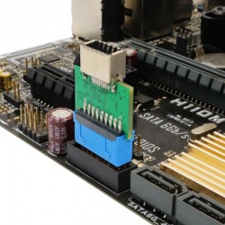 USB 3.0 IDC 19-Pin to USB 3.1 Type-E Adapter cable - 10Gbps Transfer