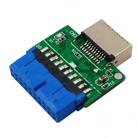 USB 3.0 IDC 19-pin til USB 3.1 Type-E adapterkabel - 10 Gbps overførsel