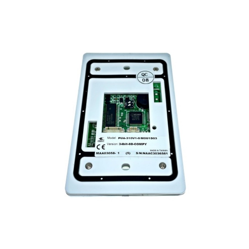 RFID læser 13,56MHz Mifare, Vandtæt - DECIMAL 8 cifre, 32bit, HID - keybord emulering