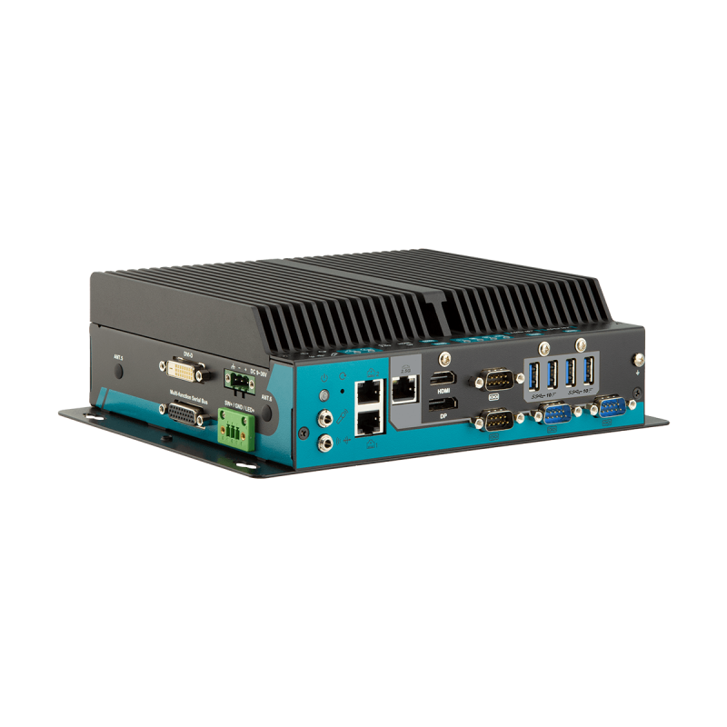 Embedded PC Fanless, i7, 4xRS232, DP,HDMI, TPM 2.0  Secure Boot, POE, Digtal I/O wide temperature