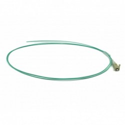 Pigtail Fiber Cable, Multi mode, LC-PC, 1m, 50 / 125my, OM3, Aqua, LSZH, Simplex