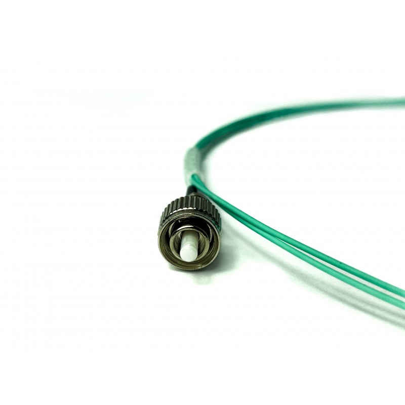 Pigtail Fiberkabel, Multi mode, FC-PC, 0,5m, 50/125my, OM3, Aqua, LSZH, Simplex