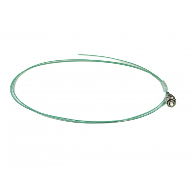 Pigtail Fiber Cable, Multi mode, FC-PC 5m, 50 / 125my, OM3, Aqua, LSZH, Simplex